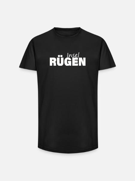 INSEL RÜGEN - Long Fit Männer T-Shirt - Schwarz