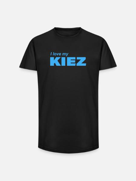 J’ADORE MON KIEZ - T-shirt coupe longue homme - noir
