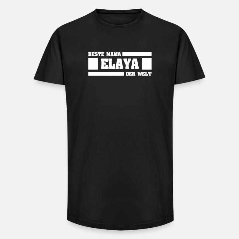 Mutter Elaya - Long Fit Männer T-Shirt - Schwarz