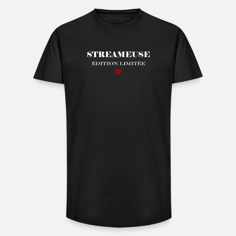 Wimpel - Long Fit Männer T-Shirt - Schwarz