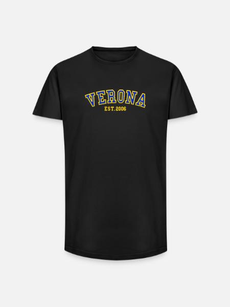 Verona Est. 2006 - Long Fit Men's T-Shirt - black