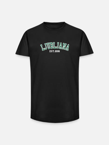 Ljubljana Est. 2006 - Long Fit Men's T-Shirt - black