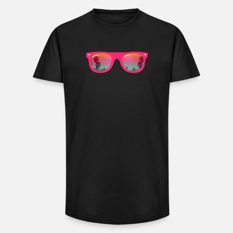 Sunglasses - Sonnenbrille - Long Fit Männer T-Shirt - Schwarz