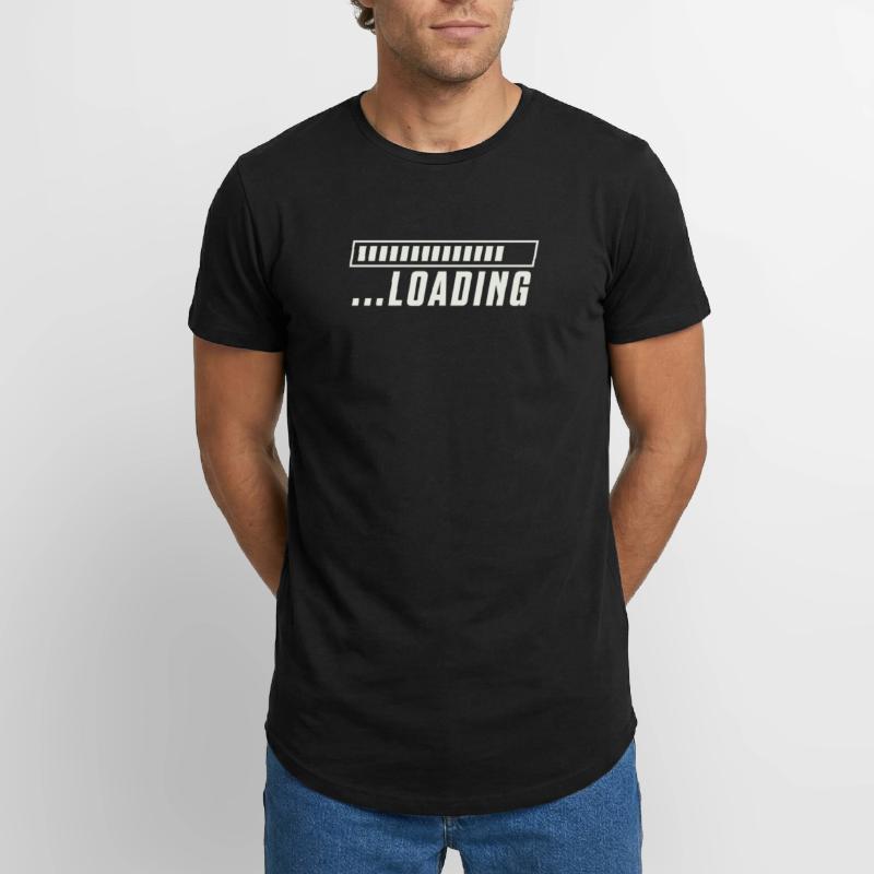 Loading Bar Loading Progress Long Fit Men's T-Shirt