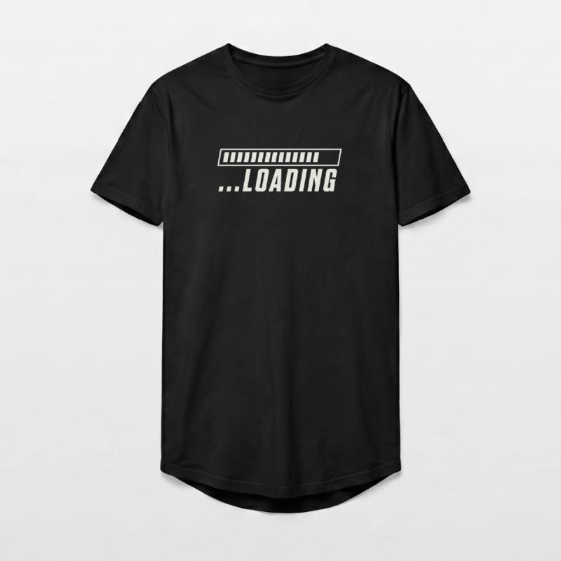 Loading Bar Loading Progress Long Fit Men's T-Shirt