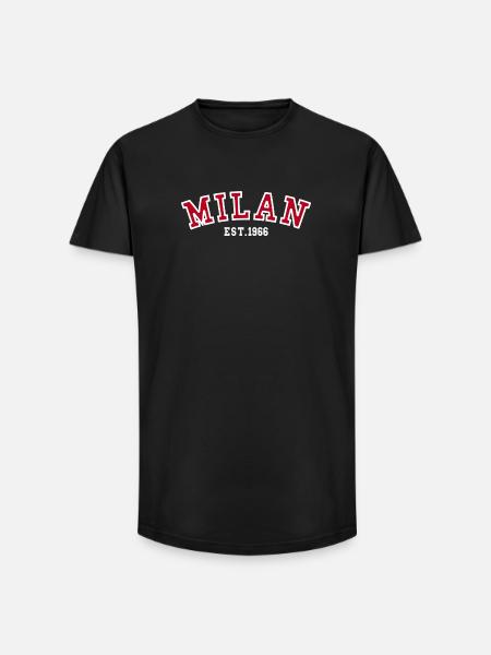 Milan Est. 1966 - Long Fit Men's T-Shirt - black