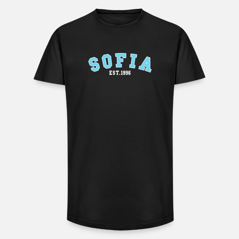 Sofia gegründet 1996 - Long Fit Männer T-Shirt - Schwarz