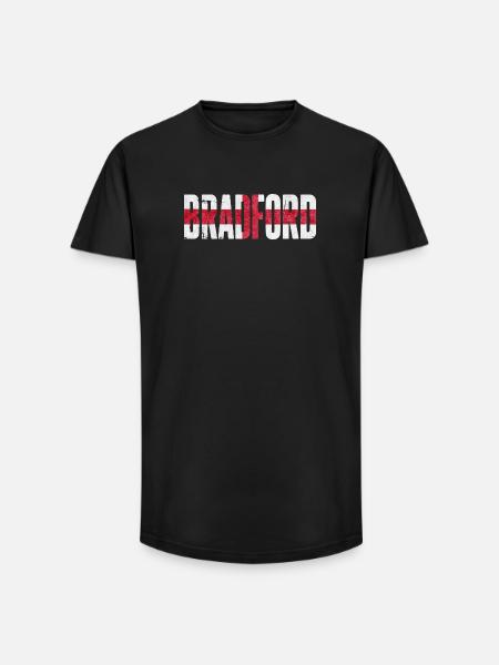 Bradford, England - Long Fit Men's T-Shirt - black