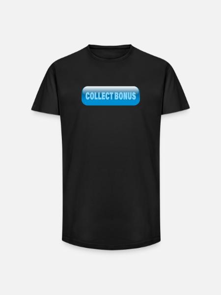COLLECT BONUS - Long Fit Men's T-Shirt - black