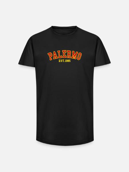 Palermo Est.1985 - Long Fit Men's T-Shirt - black