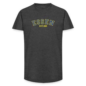 Essen Est. 1965 - Long Fit Männer T-Shirt - Anthrazit - Vorne - AI Model Male 185 light (185cm)