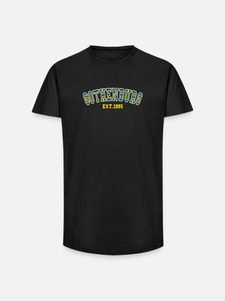 Gothenburg Est. 1995 - Long Fit Men's T-Shirt - black