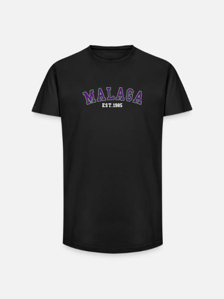 Malaga Est. 1985 - Long Fit Men's T-Shirt - black