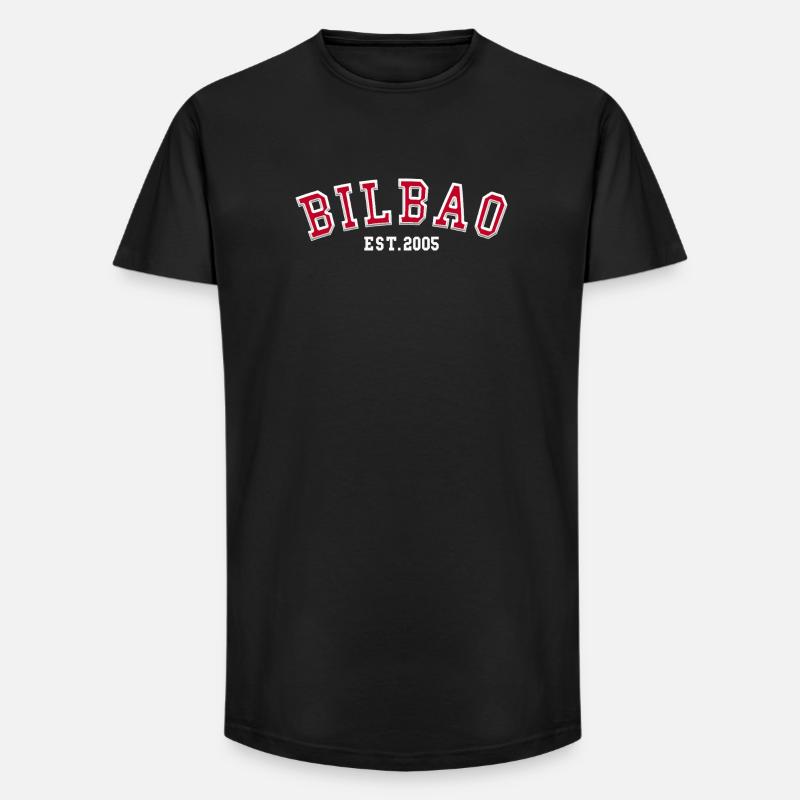 Bilbao Est. 2005 - Long Fit Männer T-Shirt - Schwarz