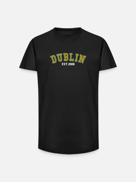 Dublin gegründet 2006 - Long Fit Männer T-Shirt - Schwarz