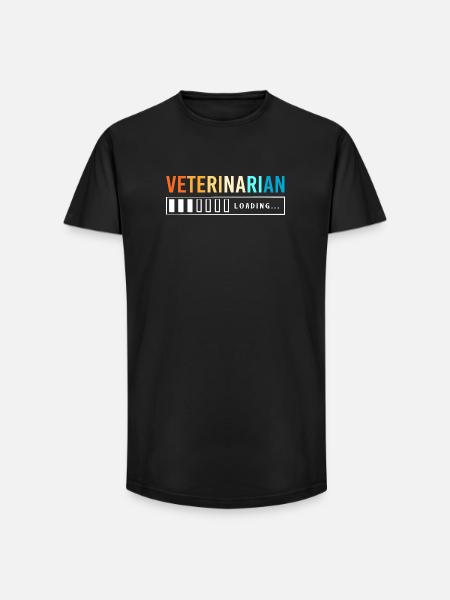 Veterinarian Veterinary Medicine Veterinarian - Long Fit Men's T-Shirt - black