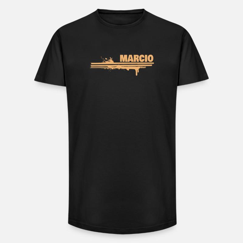 Marcio als Malerei - Long Fit Männer T-Shirt - Schwarz
