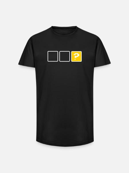 empty box - Long Fit Men's T-Shirt - black