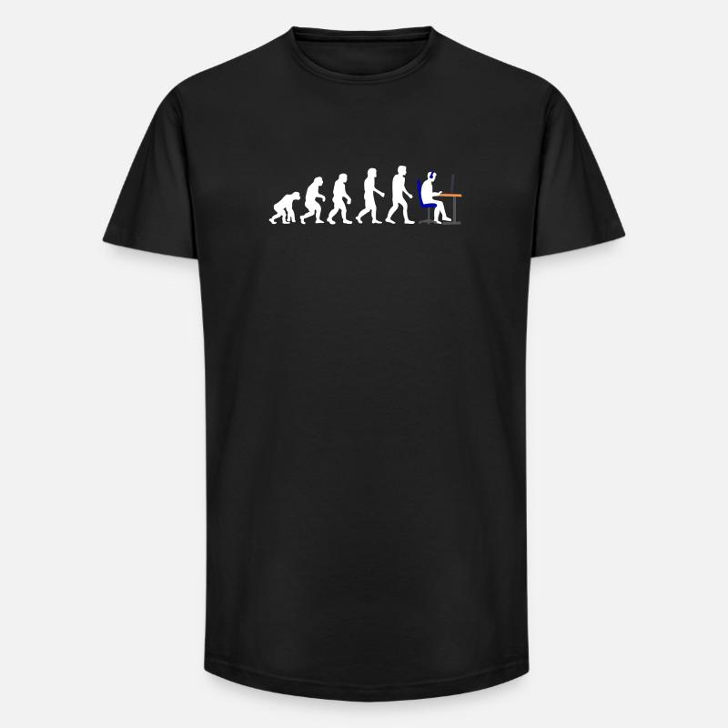Gamer Evolution - Long Fit Männer T-Shirt - Schwarz