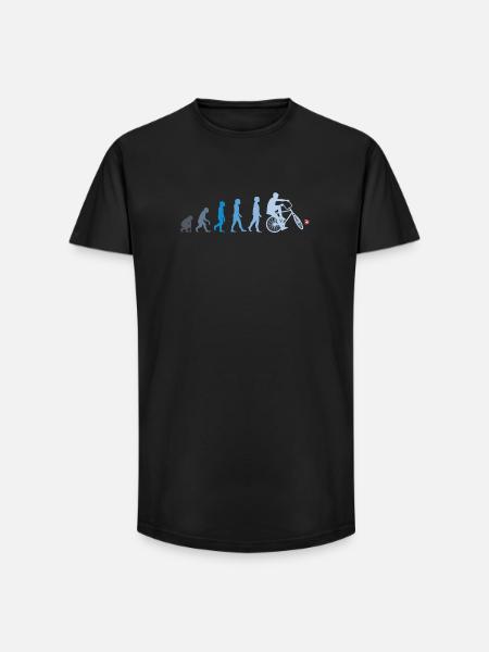 Cyclisme, Cyclball, Cyclisme en salle, Évolution - T-shirt coupe longue homme - noir