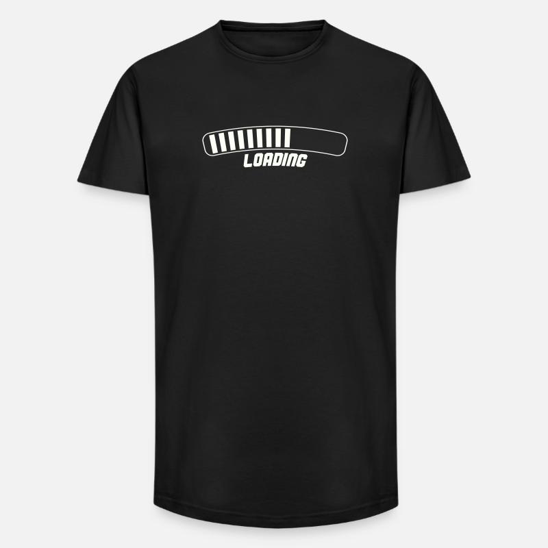 Loading - Long Fit Men's T-Shirt - black