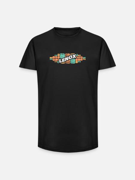 Lenox als Lenox - Long Fit Männer T-Shirt - Schwarz