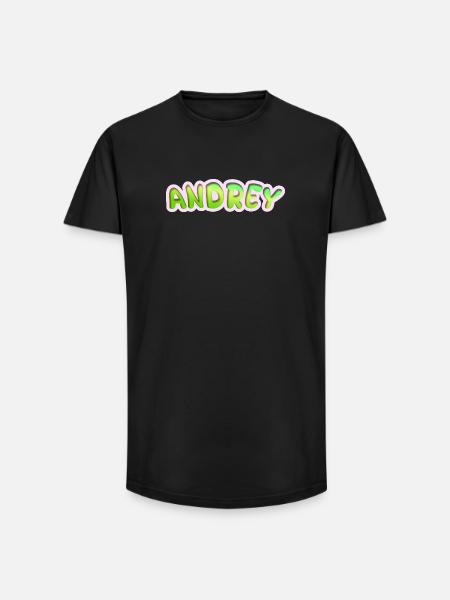 Andrey as a profession - Long Fit Men's T-Shirt - black