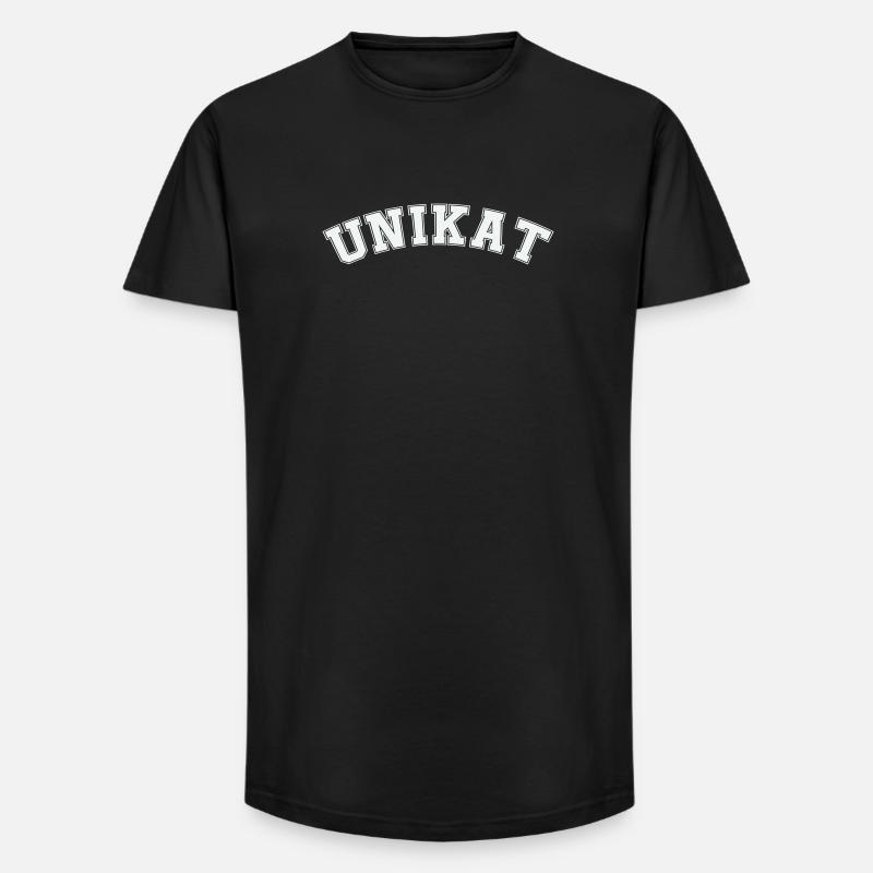 unikat - Long Fit Männer T-Shirt - Schwarz