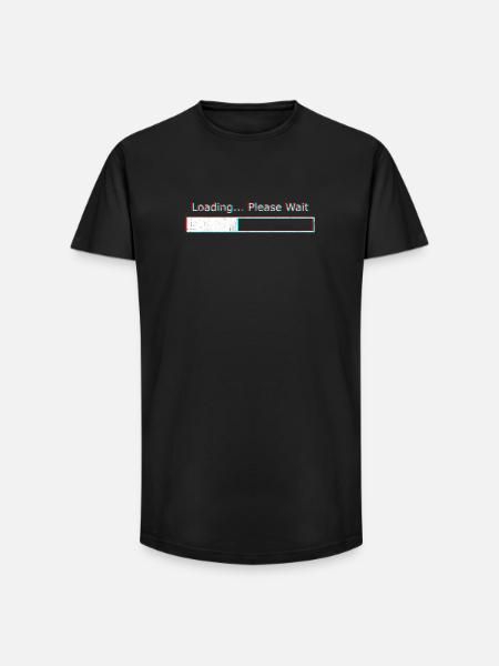 Loading Please wait - Long Fit Men's T-Shirt - black