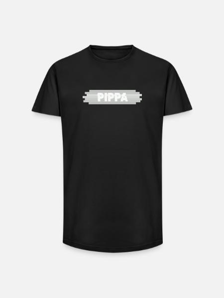 Anniversaire Pippa - T-shirt coupe longue homme - noir