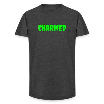 Design für mythische Kreaturen im verzauberten Wald - Long Fit Männer T-Shirt - Anthrazit - Vorne - AI Model Male 185 light (185cm)