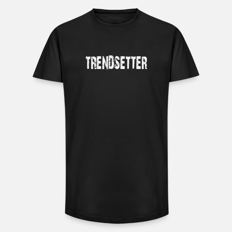 TRENDSETTER - Long Fit Männer T-Shirt - Schwarz