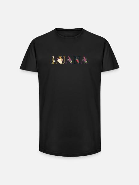 Launa - Long Fit Men's T-Shirt - black