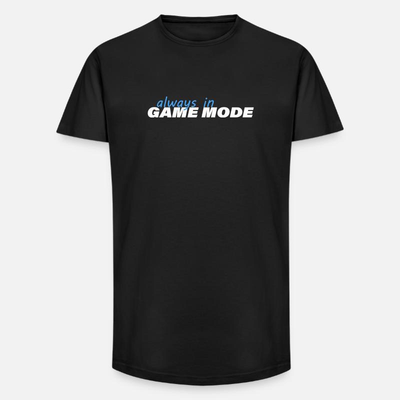 ALWAYS IN GAME MODE - Long Fit Männer T-Shirt - Schwarz