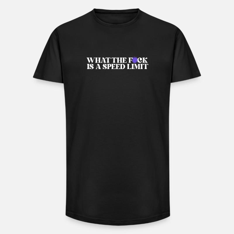 Auto - Long Fit Männer T-Shirt - Schwarz