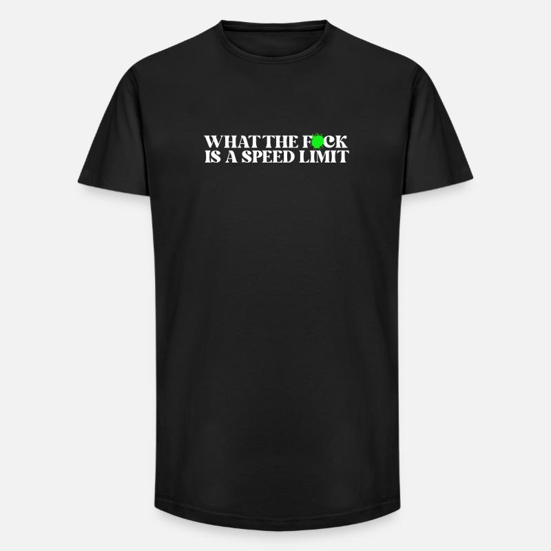 Auto - Long Fit Männer T-Shirt - Schwarz