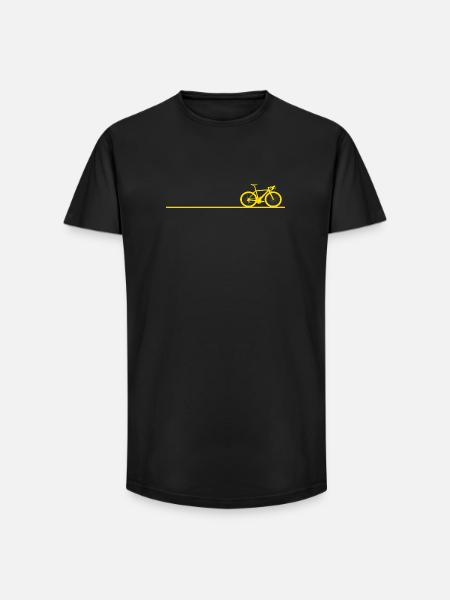 Bicycle Cycling Gift - Long Fit Men's T-Shirt - black