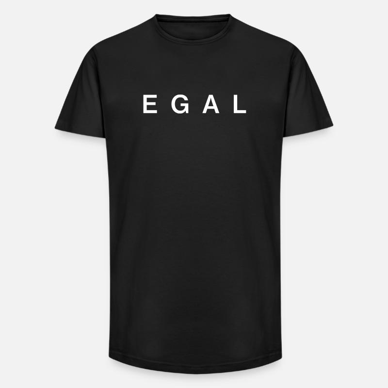 EGAL – Minimal Statement - Long Fit Men's T-Shirt - black
