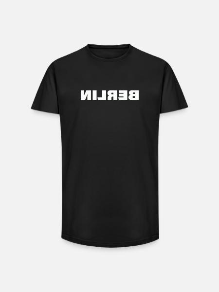 Berlin - T-shirt coupe longue homme - noir