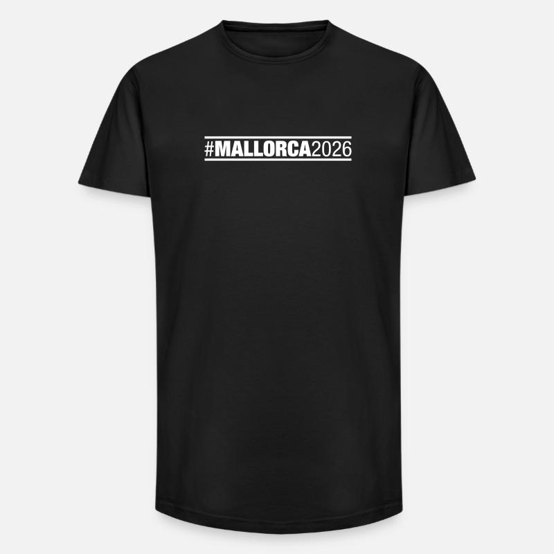 Mallorca 2026 - Long Fit Männer T-Shirt - Schwarz