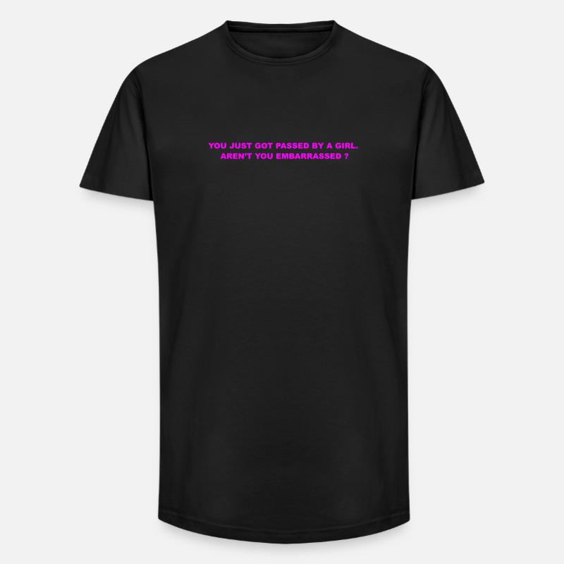 Du gehst einfach - Long Fit Männer T-Shirt - Schwarz