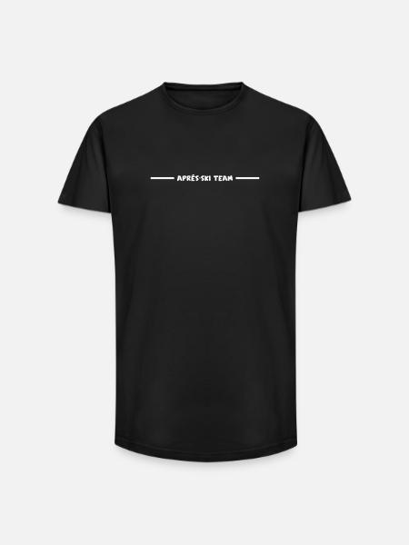 Après-ski line - Long Fit Men's T-Shirt - black