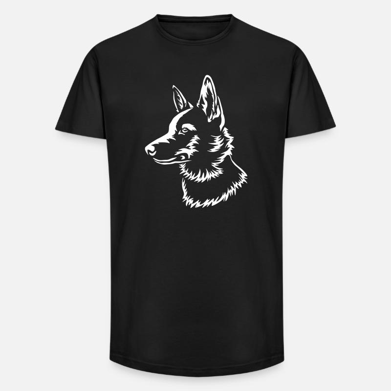 Norbottenspitz "Black Edition" - Long Fit Men's T-Shirt - black