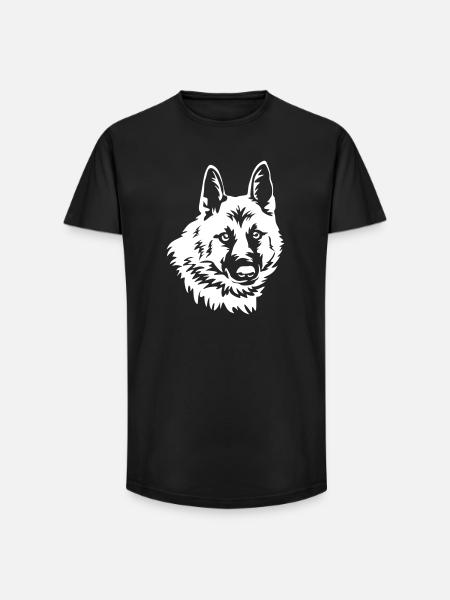 Hällefors Elkhound "Black Edition" - Long Fit Men's T-Shirt - black
