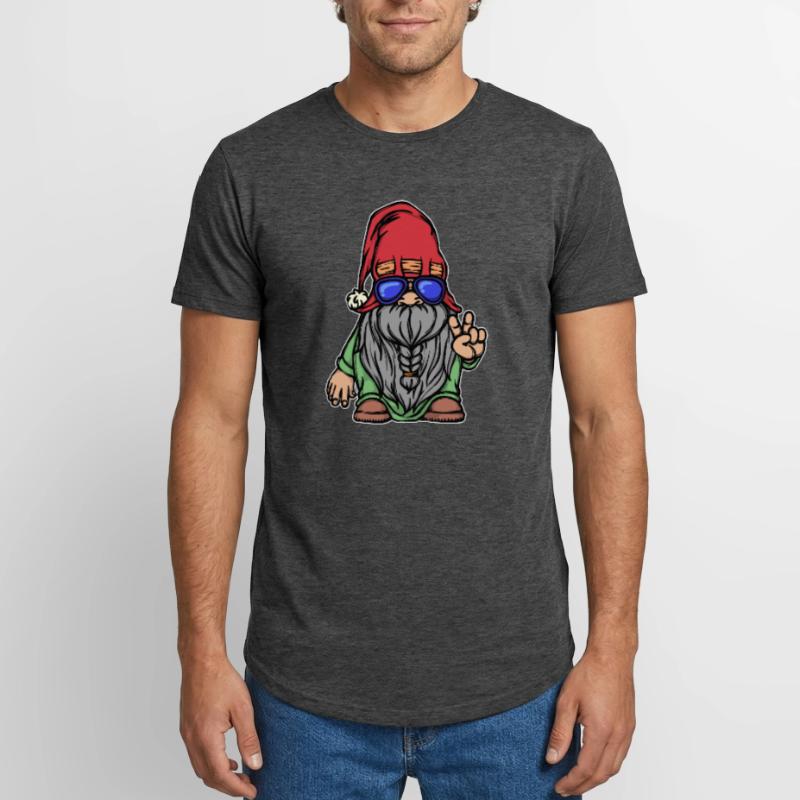 Bartfrisur Bart Bartwuchs Männlichkeit Bartträger Long Fit Männer T-Shirt