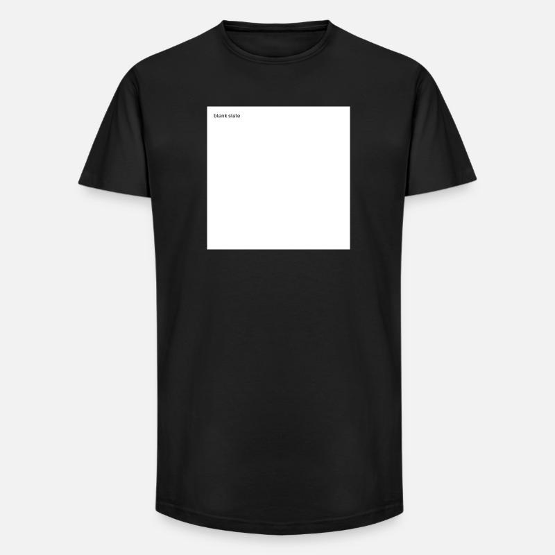 blank slate - Long Fit Männer T-Shirt - Schwarz