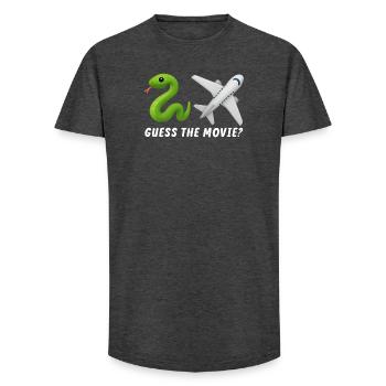 Stilvolle Tier- und Flugzeugdesigns für Kinder - Long Fit Männer T-Shirt - Anthrazit - Vorne - AI Model Male 185 light (185cm)