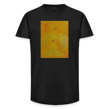 Archangel Jophiel - Long Fit Men's T-Shirt - black - Front - AI Model Male 185 light (185cm)