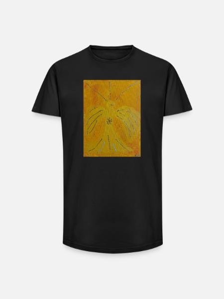 Archangel Jophiel - Long Fit Men's T-Shirt - black