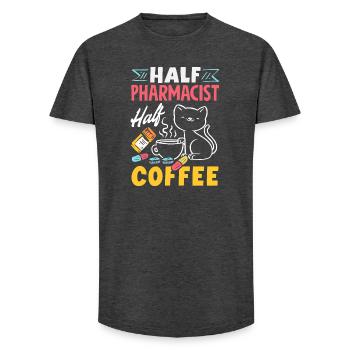 Apotheker Pharmazeutisch-technischer - Long Fit Männer T-Shirt - Anthrazit - Vorne - AI Model Male 185 light (185cm)
